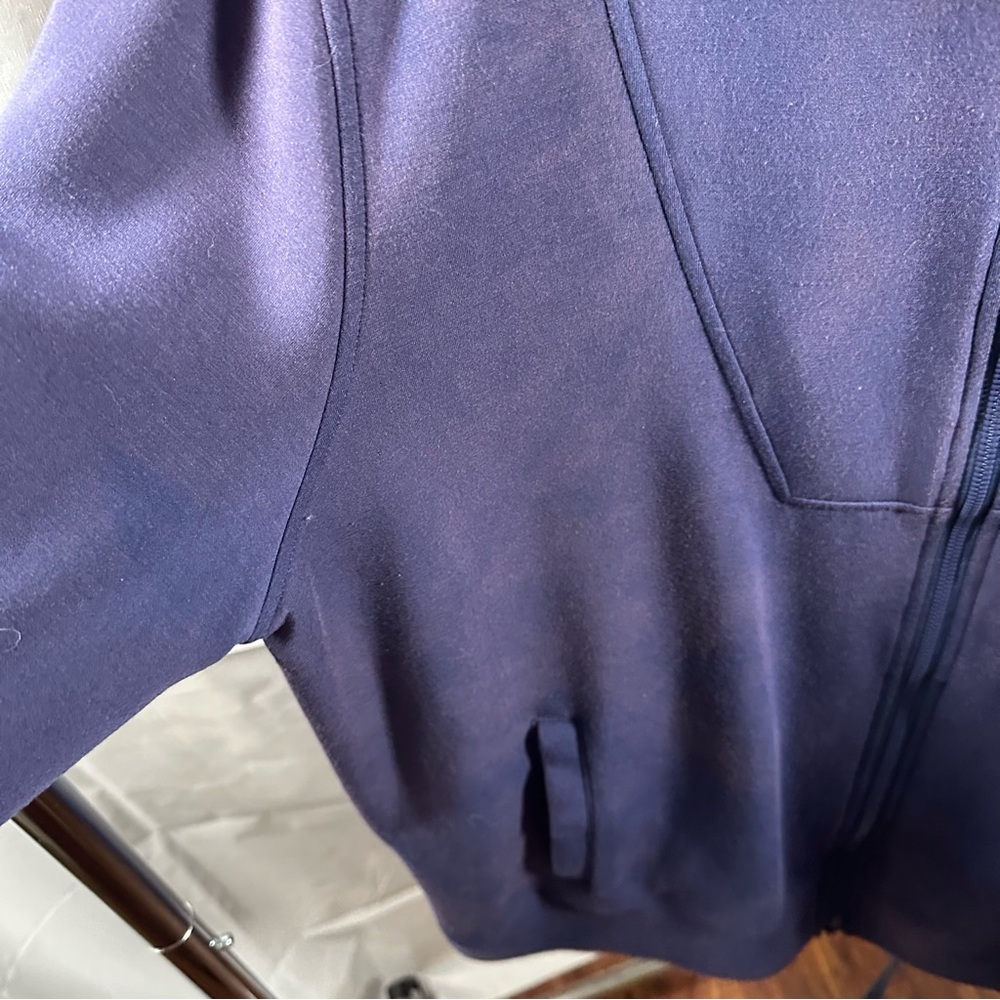 Rae Mode - Modal Lounge Full Zip Jacket - Smoky Navy - 2x (18-22) - - Picture 3 of 10